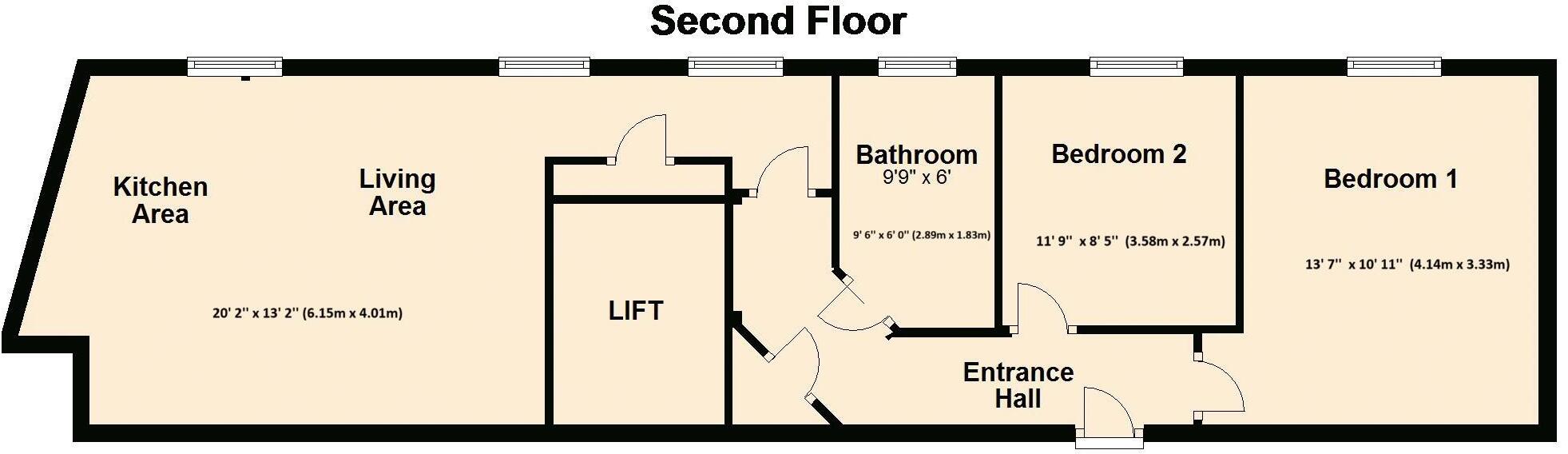 14 Chatterton House, Church Lane,  Nantwich floorplan