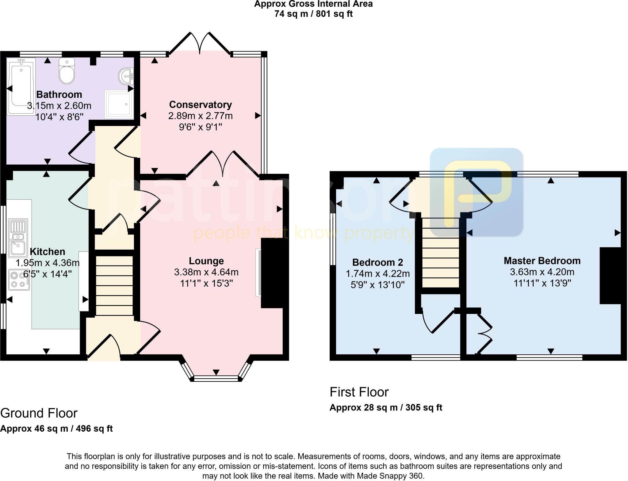 Lisle Road, Harton, South Shields, Tyne and Wear, NE34 6DJ floorplan