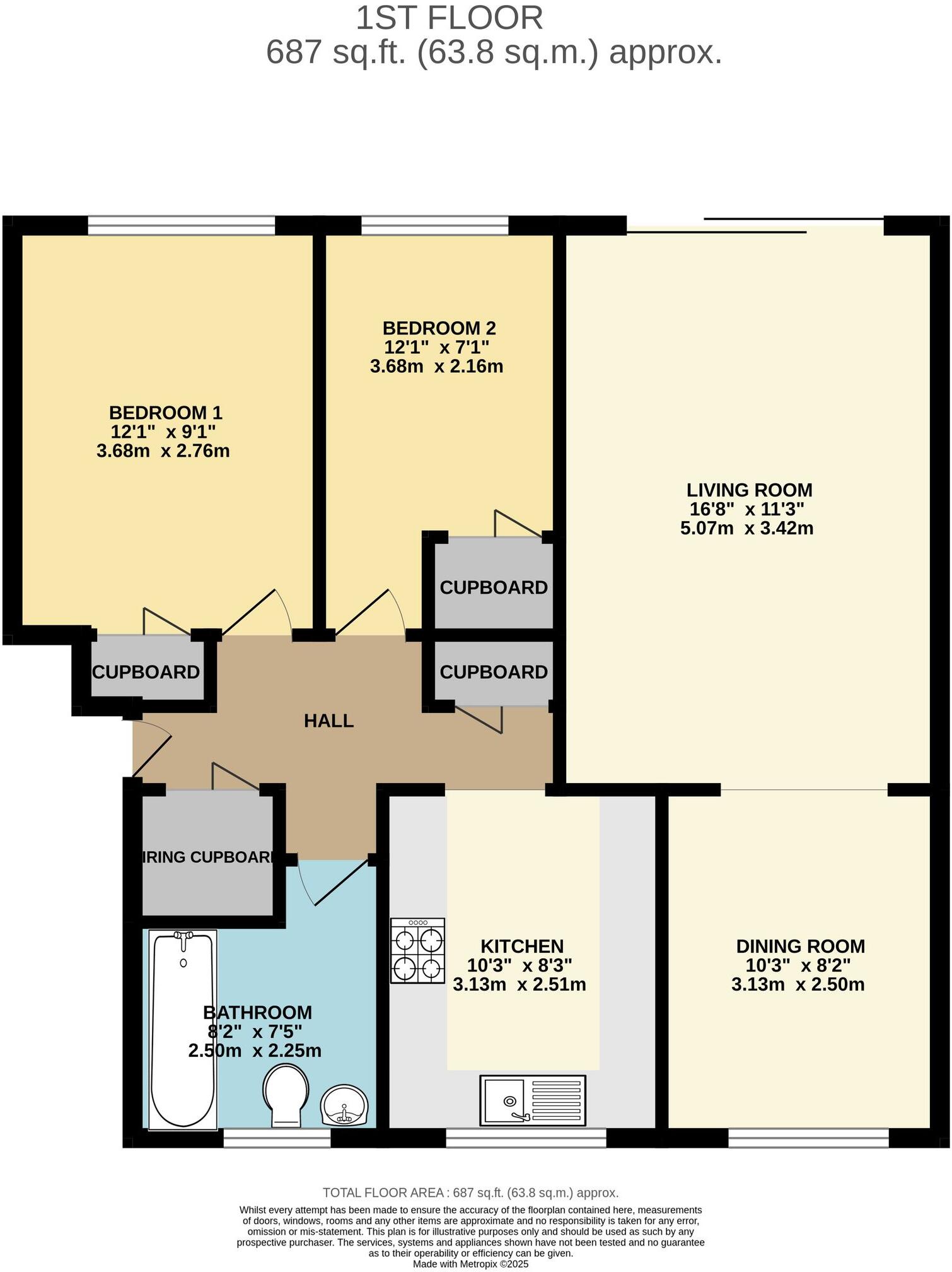 Calbourne Drive, Calcot, RG31 floorplan