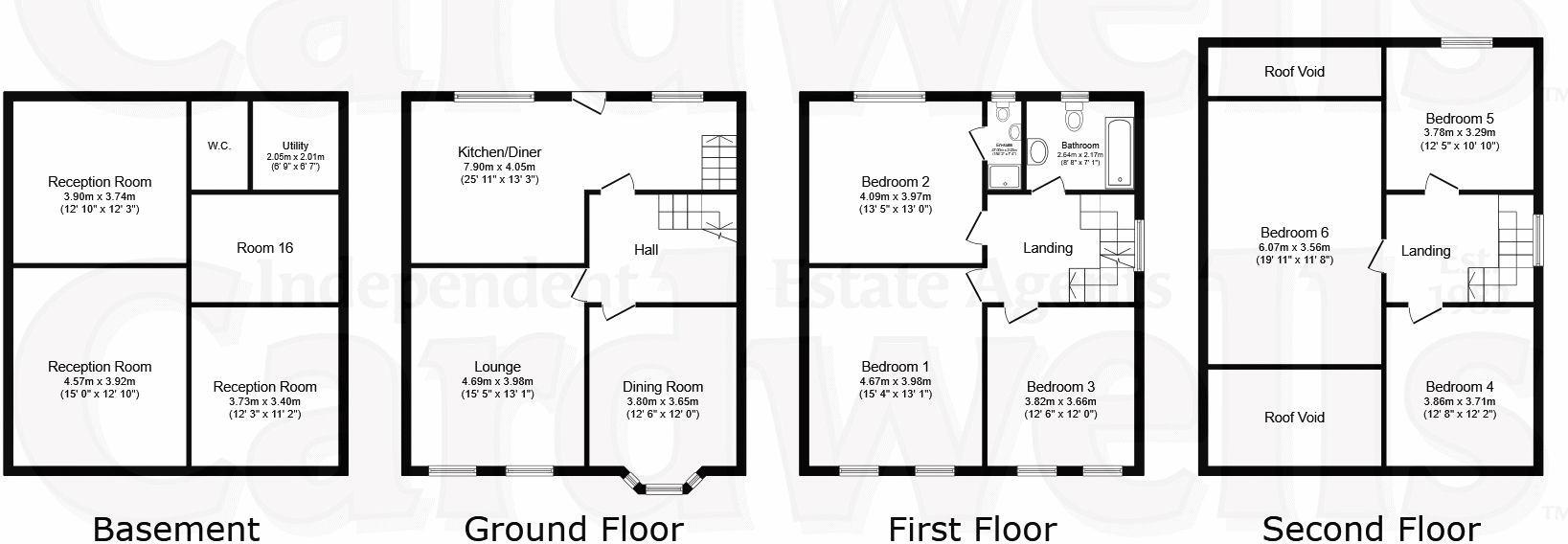 Portland Road, Swinton, Manchester, M27 Circa 2,678 sqft floorplan