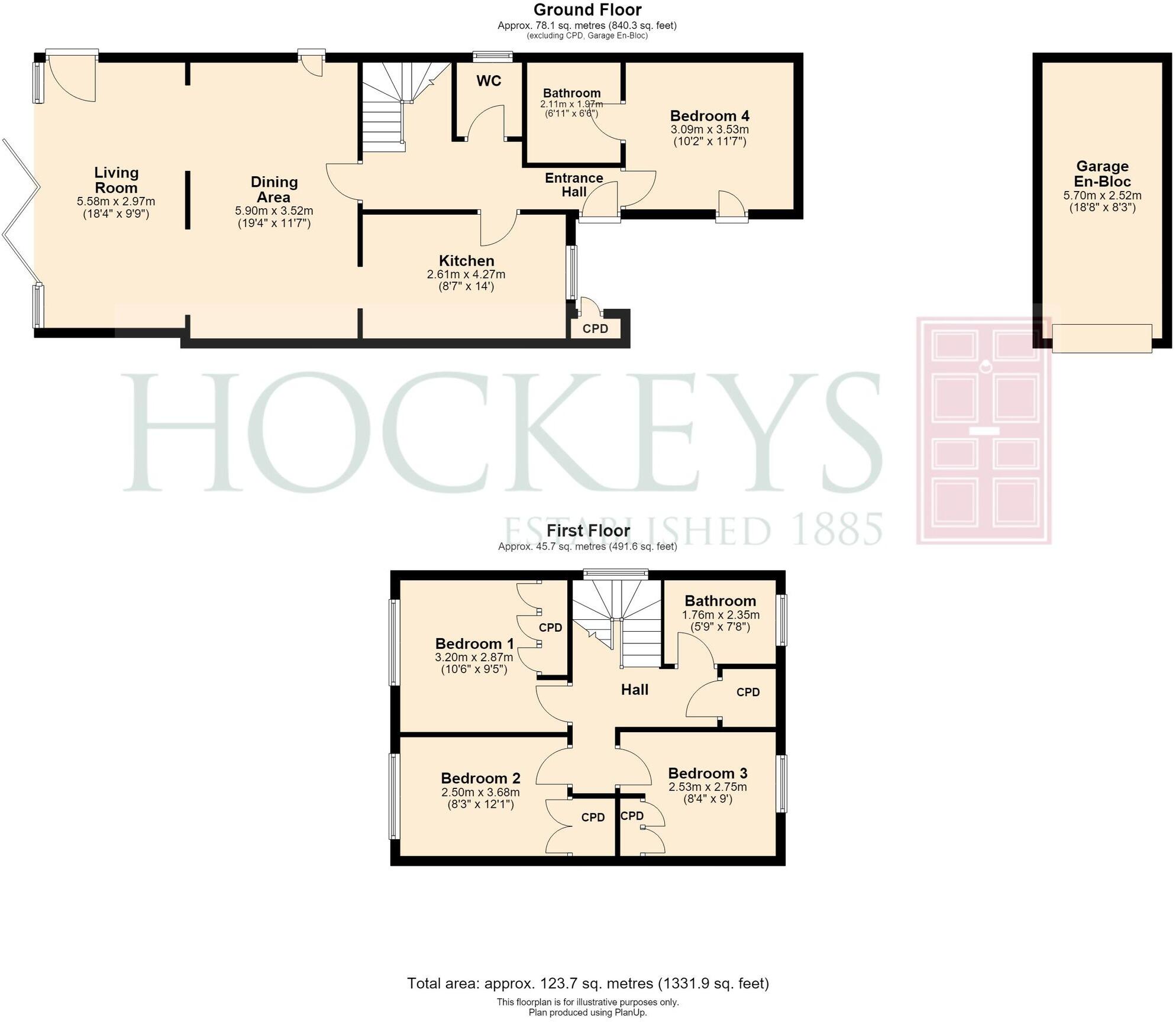 North Street, Cambridge, CB4 floorplan