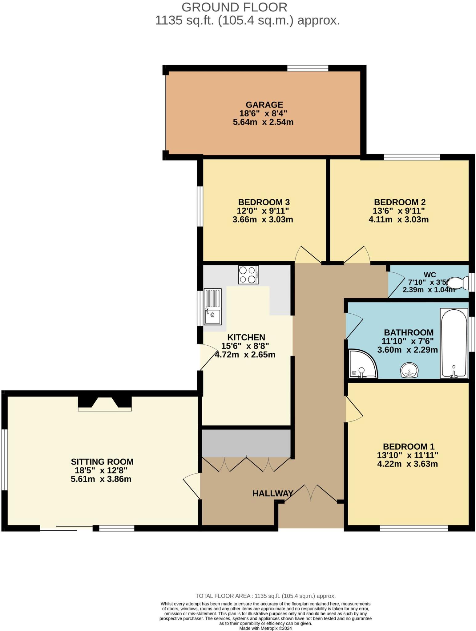 Hillside, Ludlow, SY8 floorplan