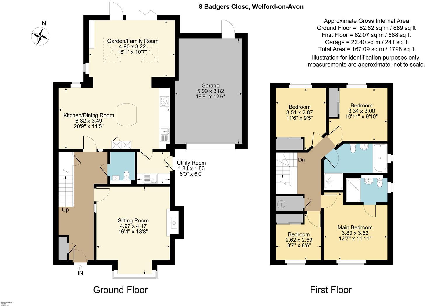 Badgers Close, Welford on Avon floorplan