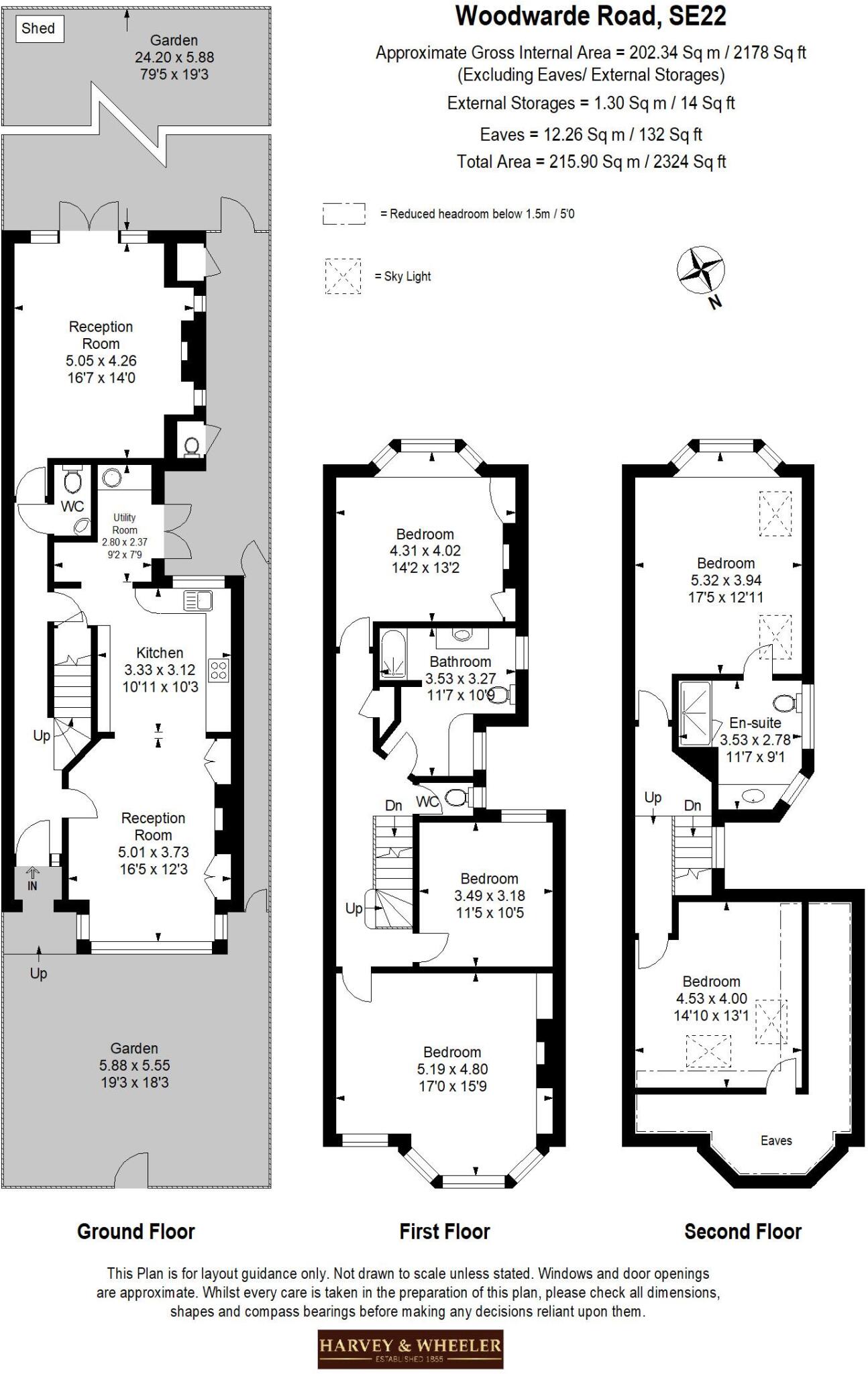 Woodwarde Road, Dulwich, SE22 floorplan