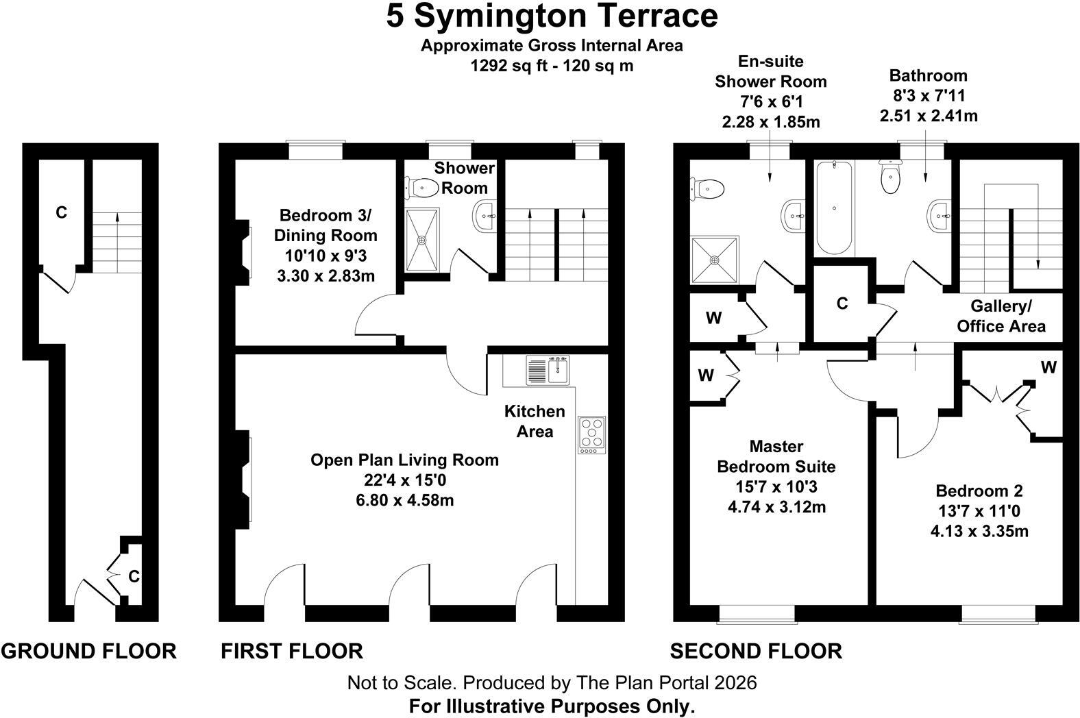 Symington Terrace, Northampton Road, Market Harborough floorplan