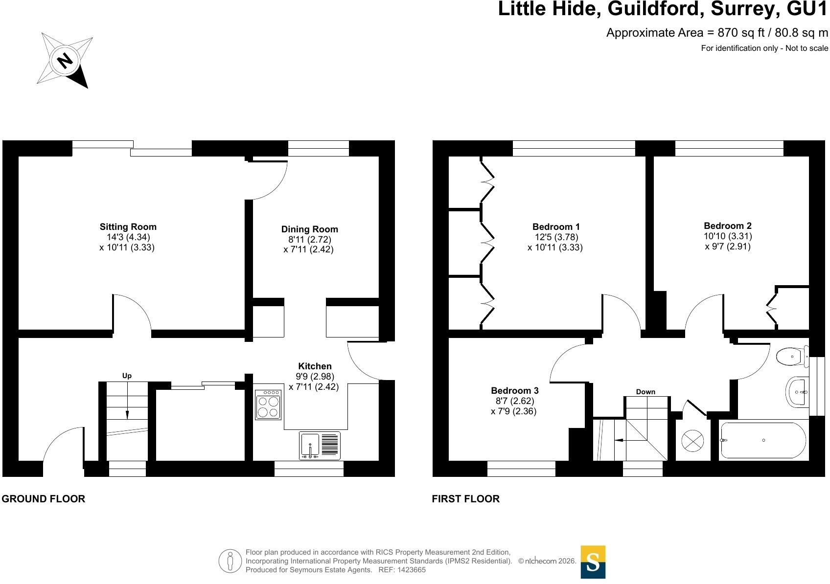 Little Hide, Guildford, Surrey, GU1 floorplan