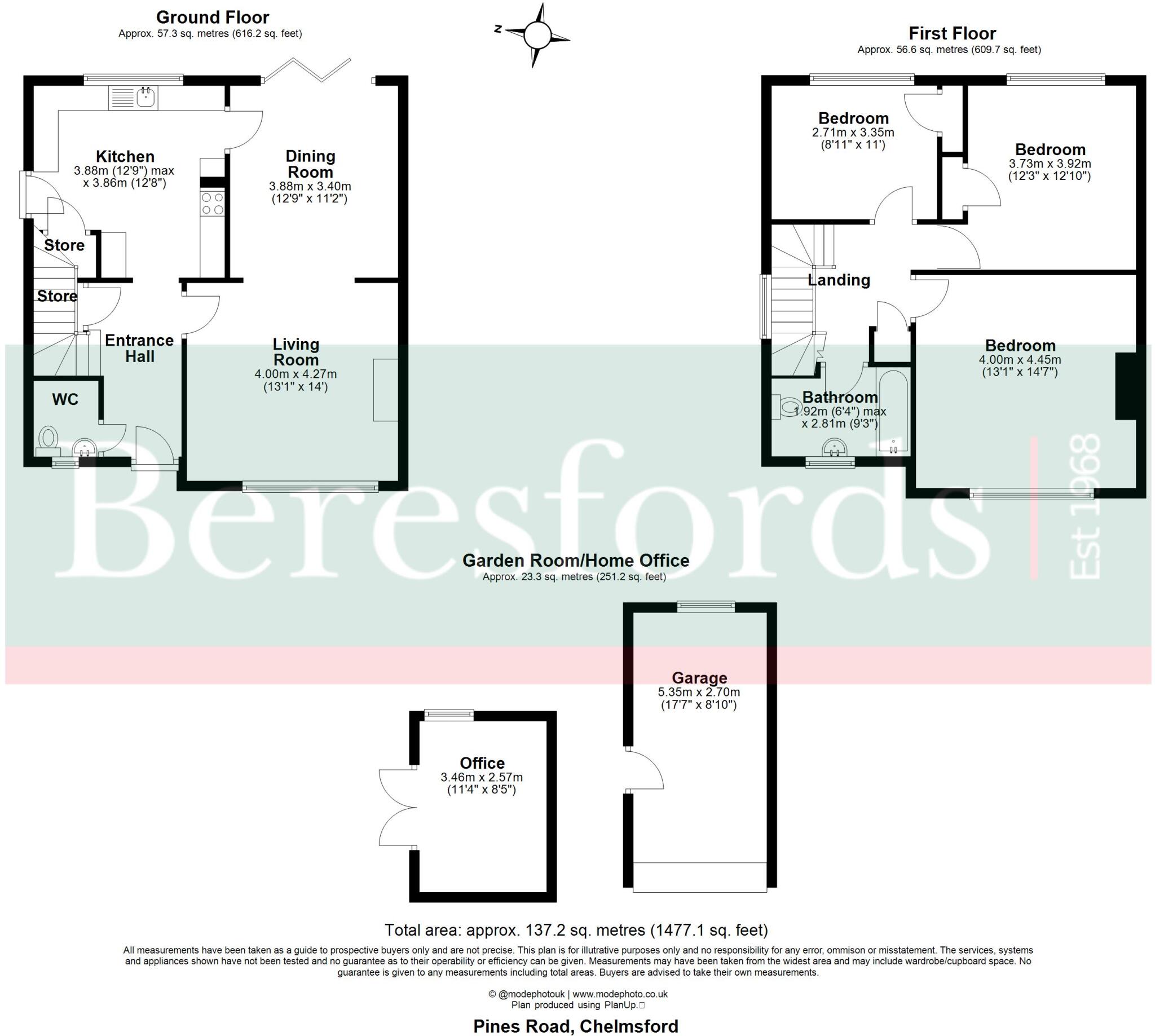Pines Road, Chelmsford, CM1 floorplan