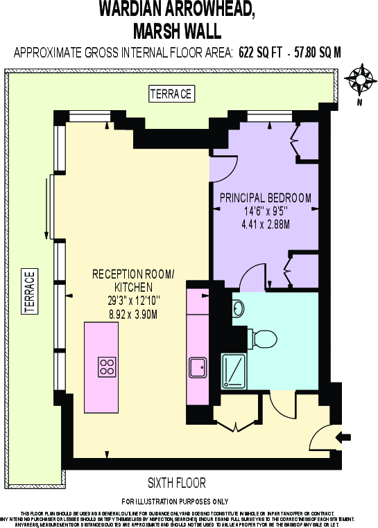 Bagshaw Building, Wards Place, Tower Hamlets, London floorplan