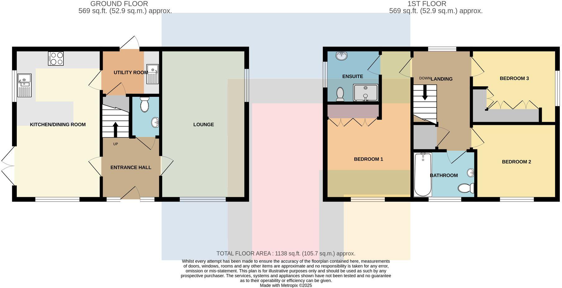St. John Avenue, CF15 8GS floorplan