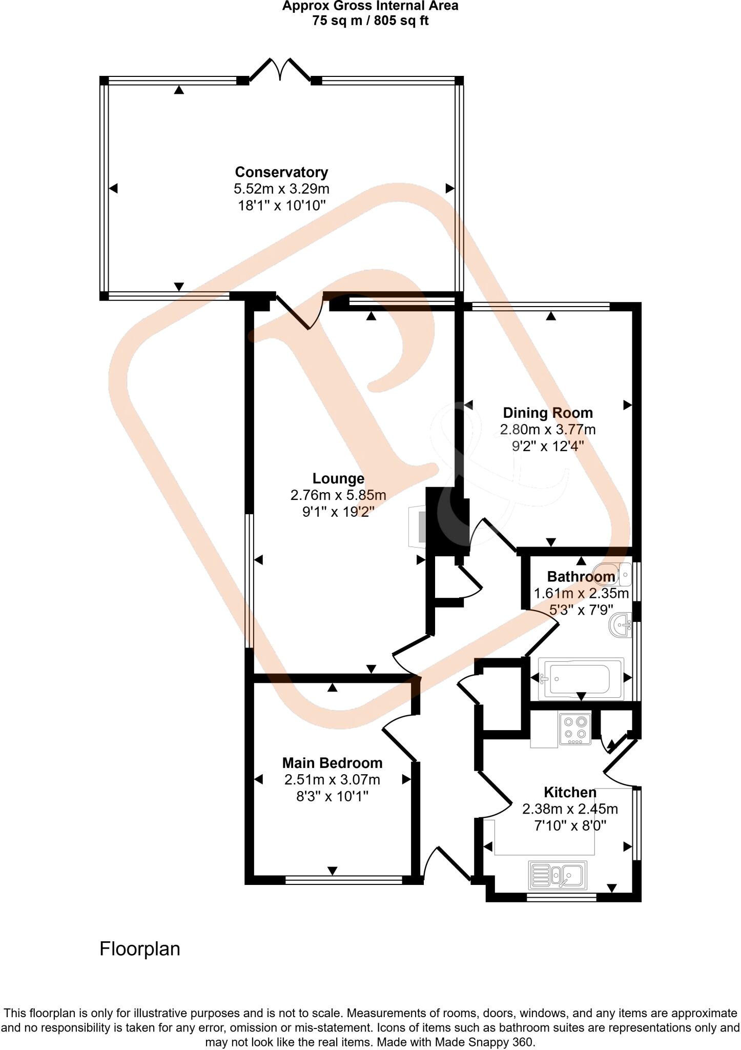 Lymington Avenue, Clacton-on-Sea, Essex, CO15 floorplan