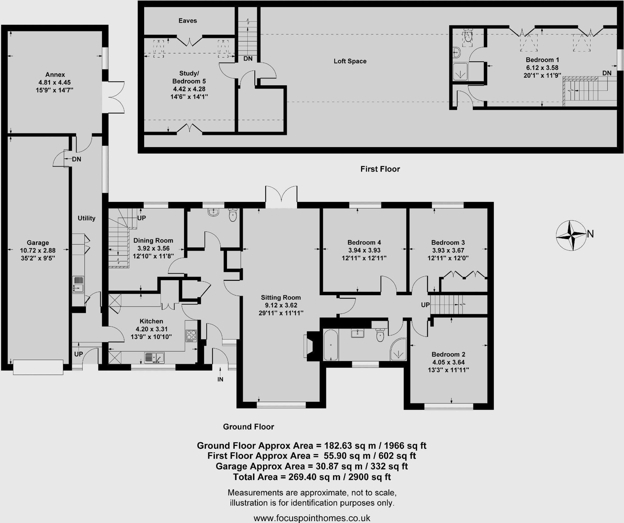 55 Astrop Road, Kings Sutton - No onward chain floorplan