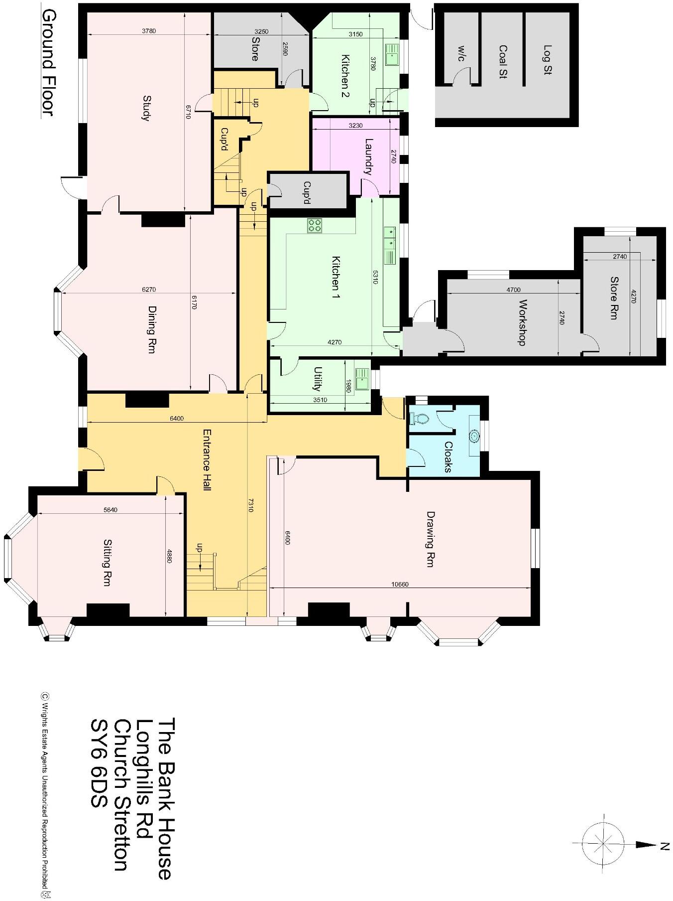 The Bank House, Longhills Road, Church Stretton, Shropshire, SY6 6DS floorplan