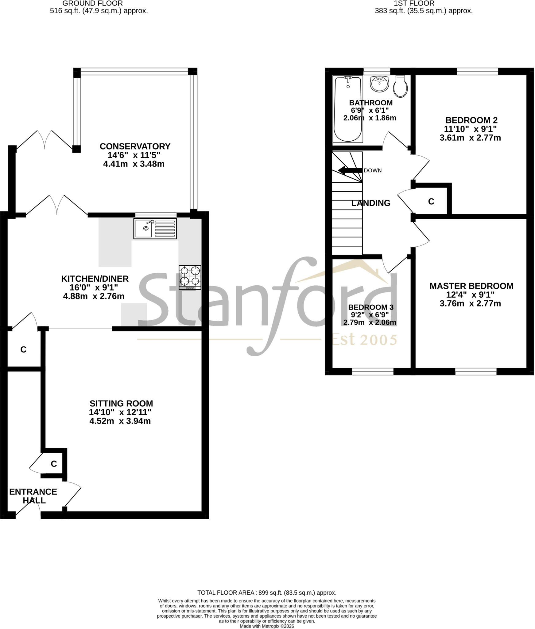 Tickleford Drive, Southampton floorplan