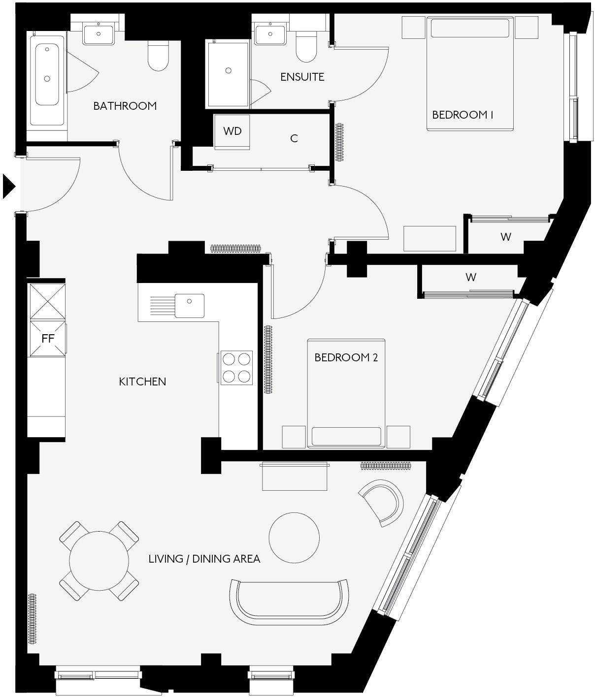 Eades Apartments, Selborne Road, London, E17 7GD floorplan