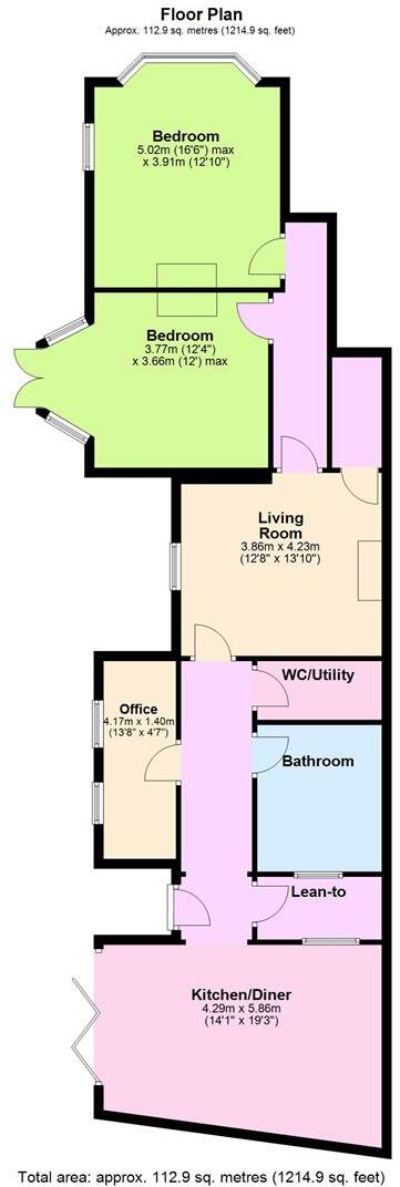 Heene Road, Worthing floorplan