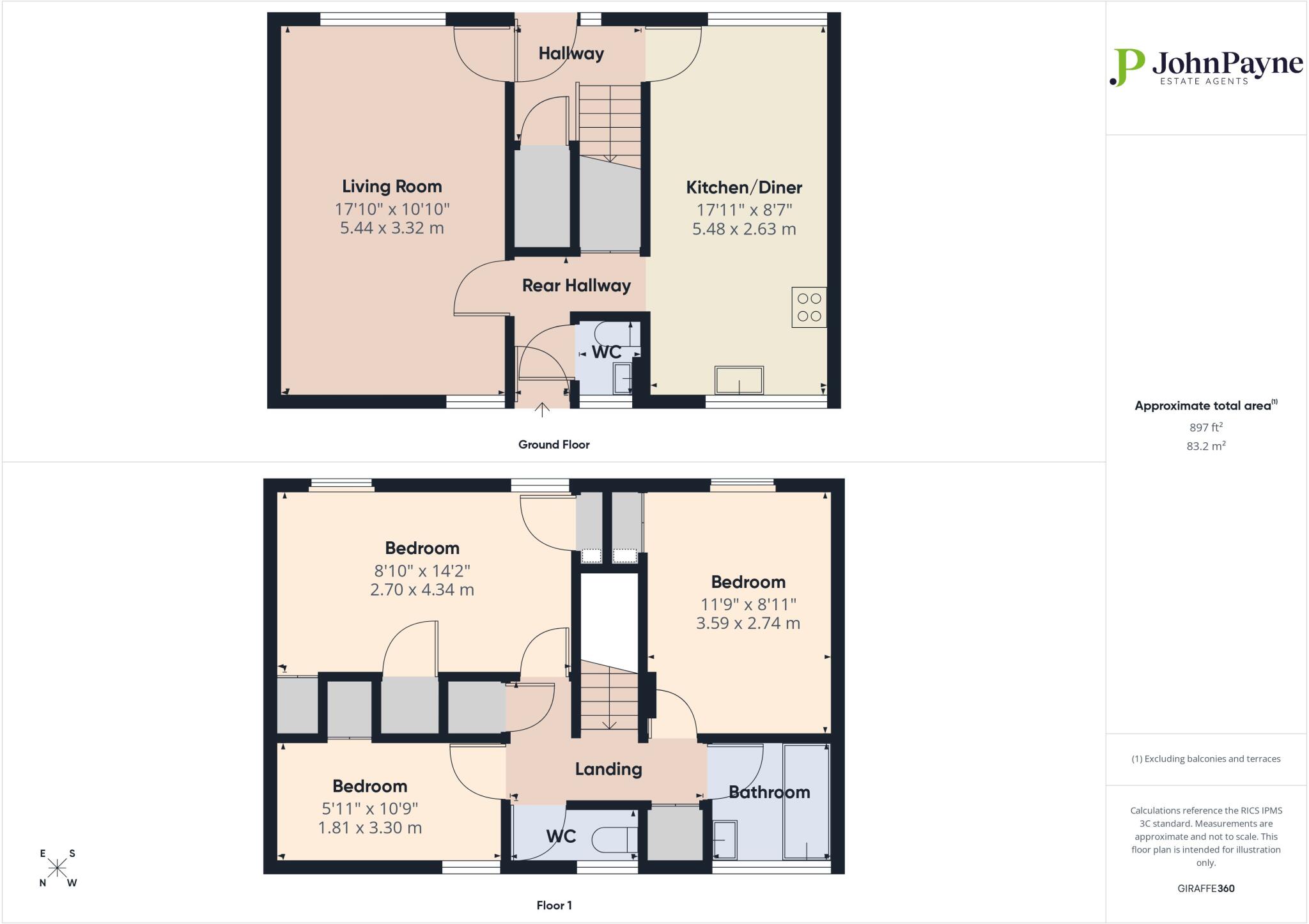 Flamborough Close, Binley, Coventry, CV3 floorplan