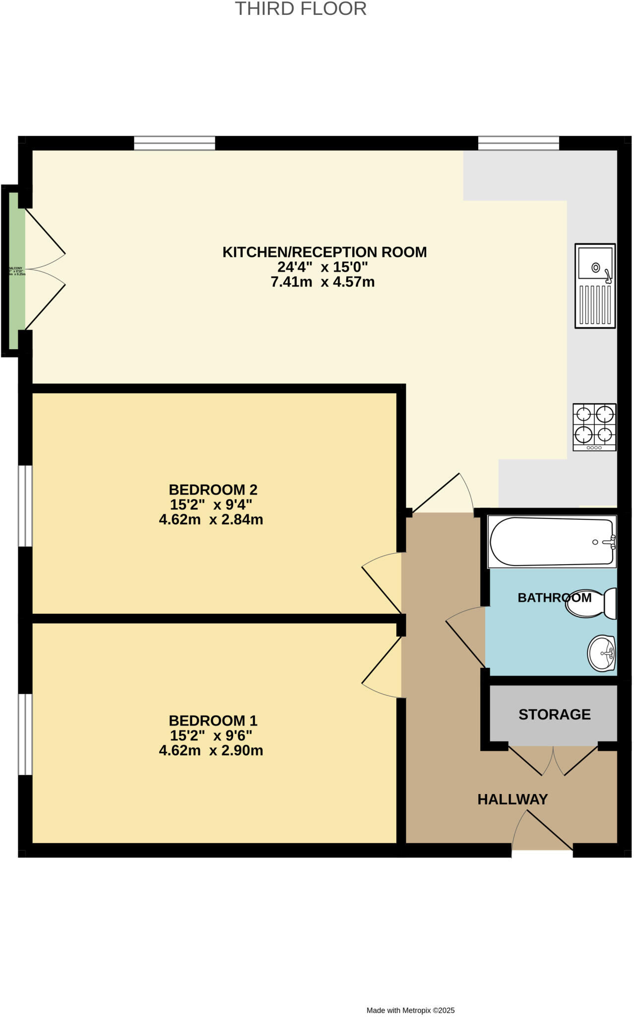 Hurley Drive, Bracknell, Berkshire, RG12 floorplan