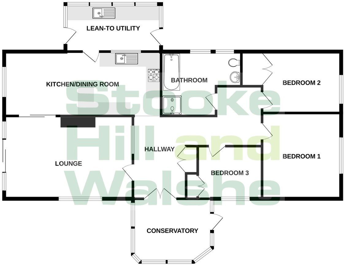 Walkers Green, Marden, Hereford, HR1 floorplan