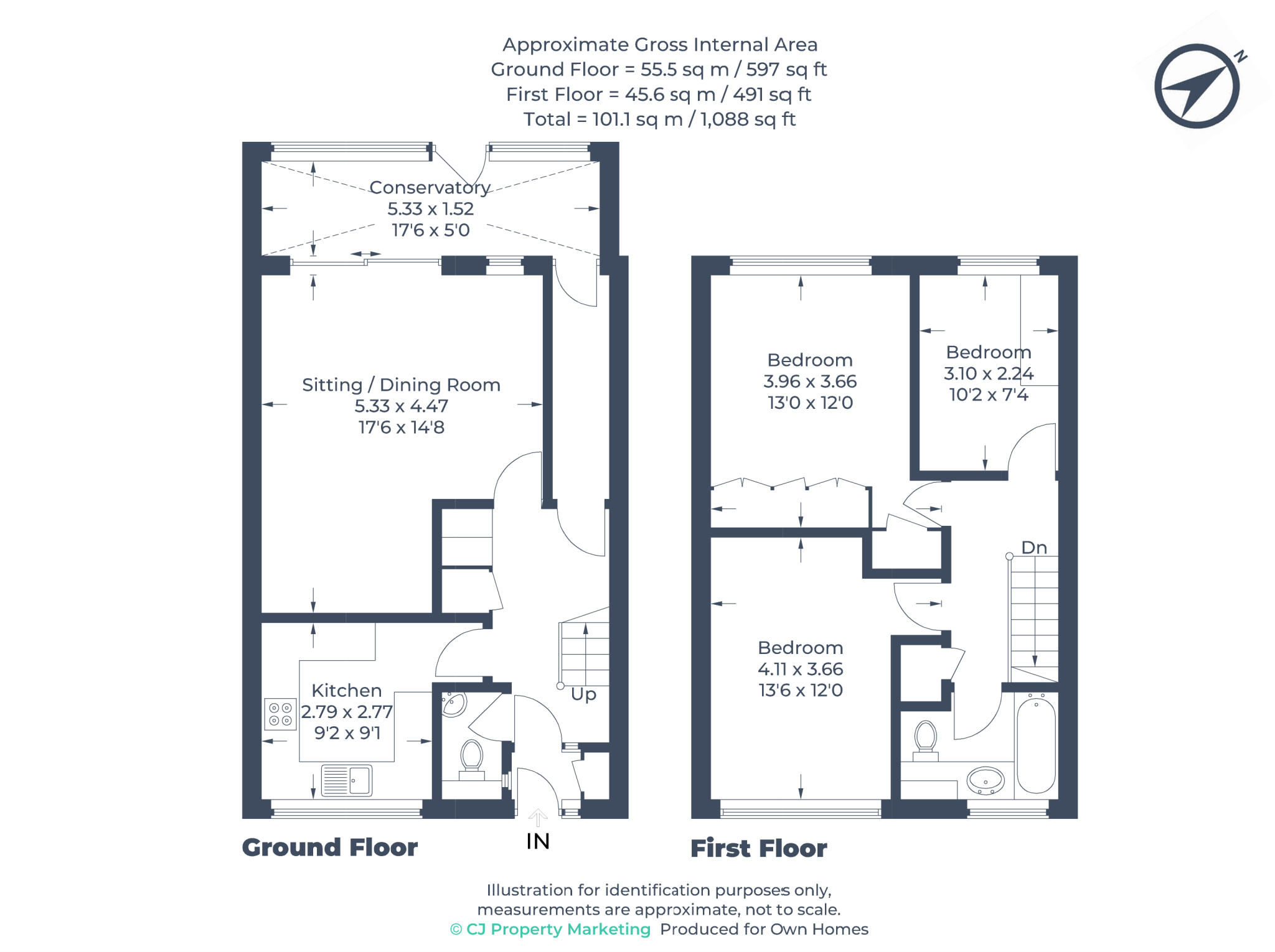 Scarborough Avenue, Stevenage, Hertfordshire floorplan