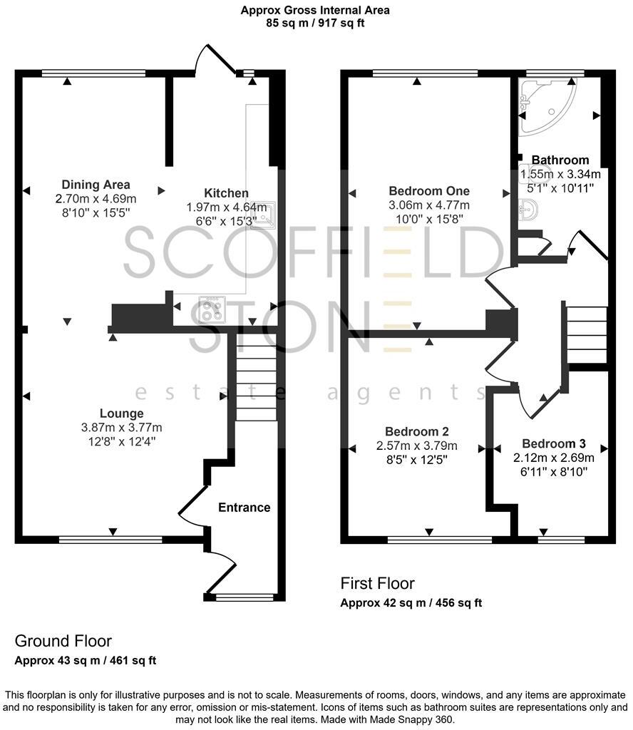 Orchard Close, Willington, Derby floorplan