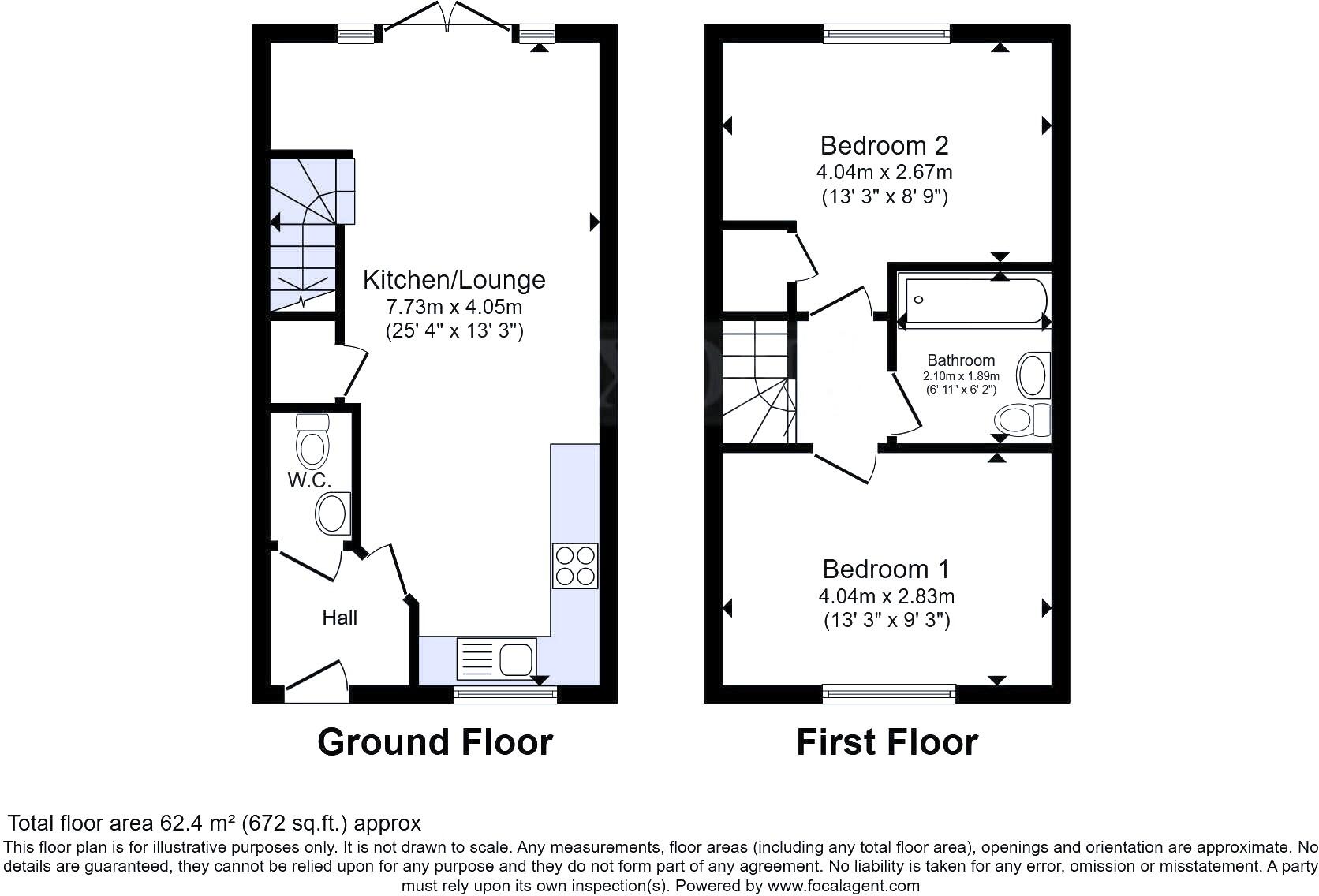 Weir Crescent, Kidderminster, DY11 floorplan