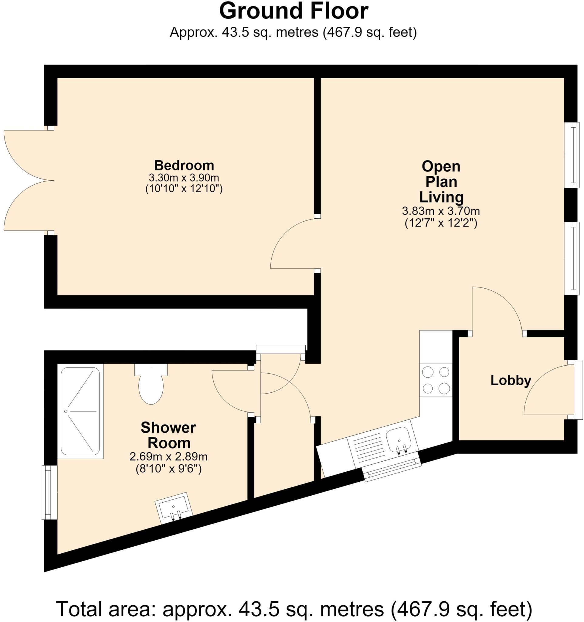 Belmont Road Ramsgate CT11 floorplan