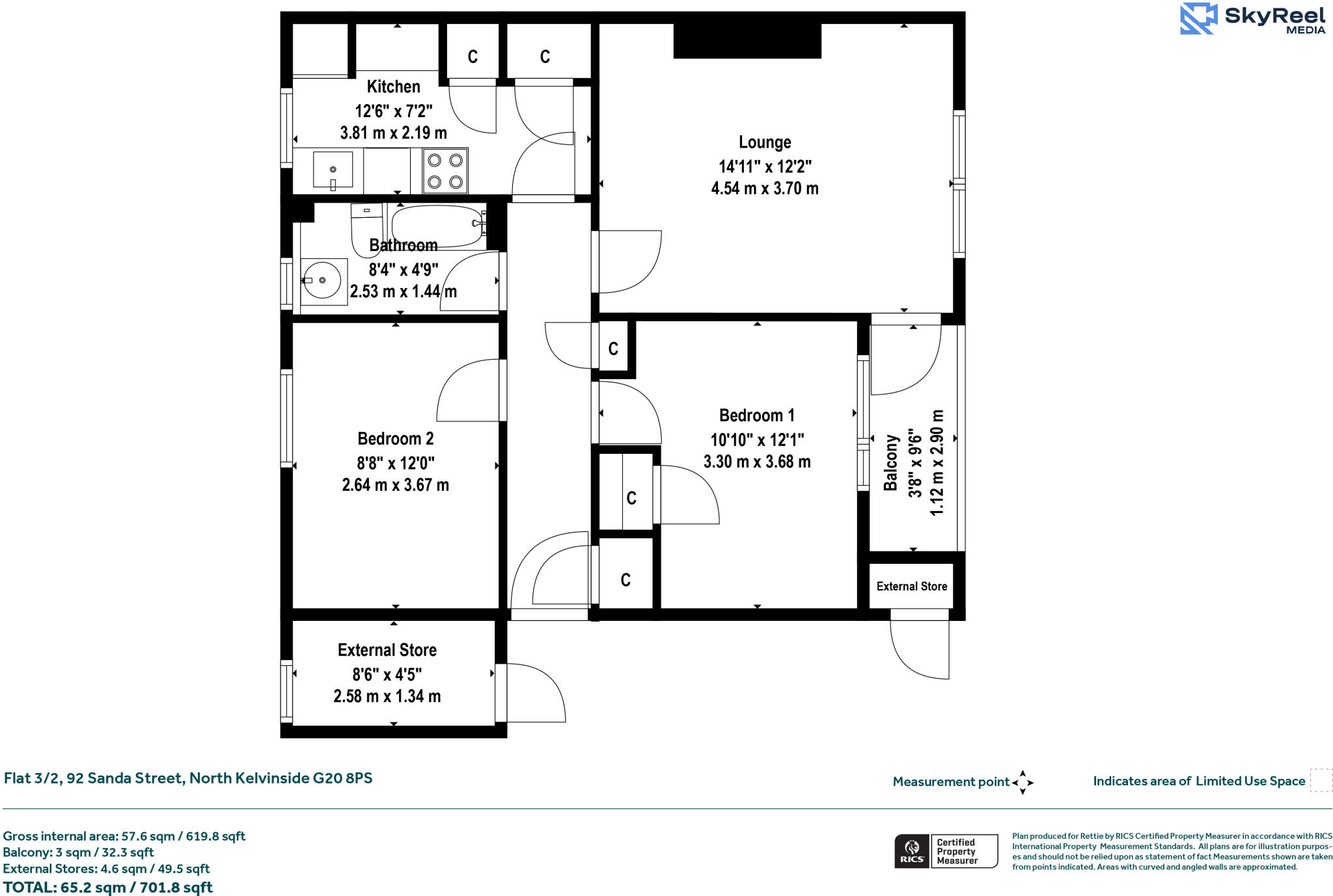 Sanda Street, North Kelvinside, Glasgow floorplan