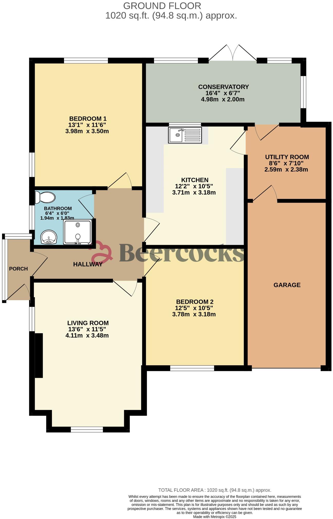 Canongate, Cottingham, HU16 4DG floorplan