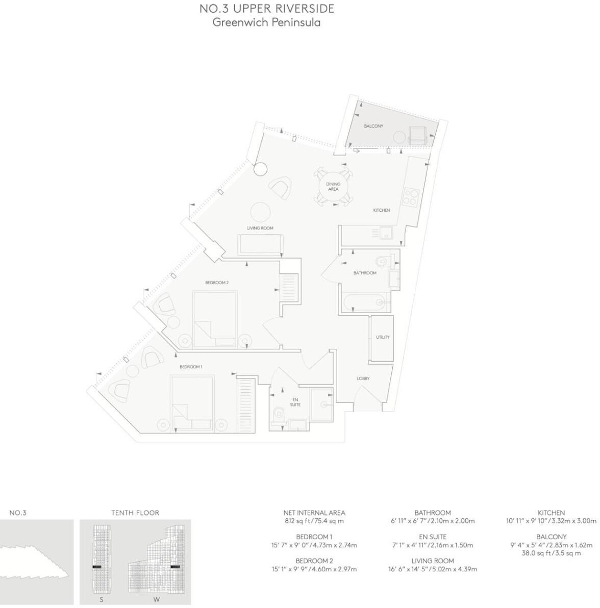 Cutter Lane, London, SE10 floorplan