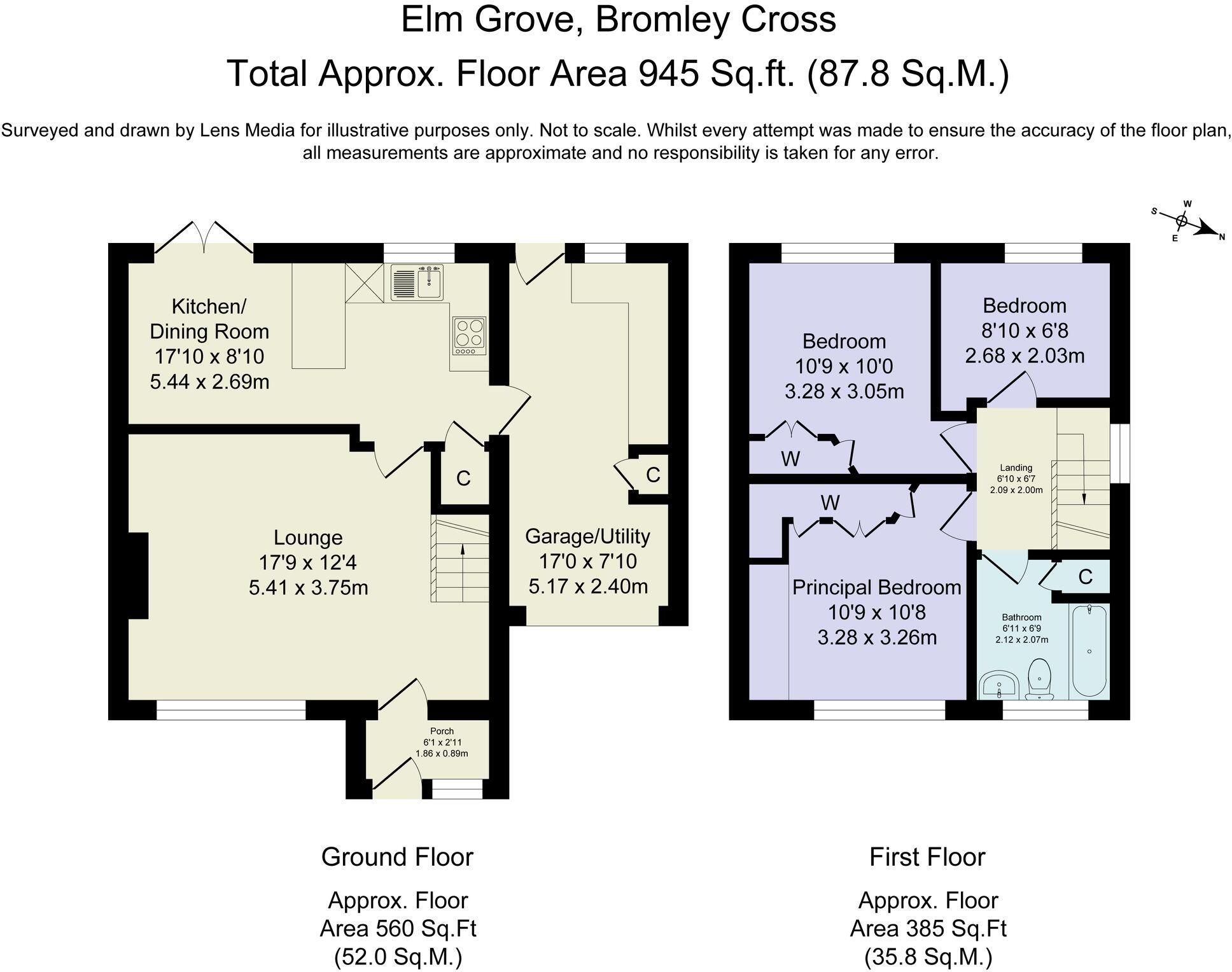 Elm Grove, Bromley Cross floorplan