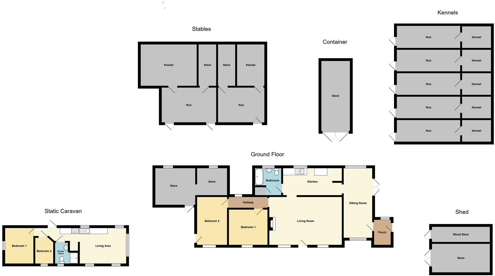 Blazegate, Gedney floorplan