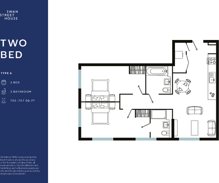 Flat 2805, Swan Street House, Swan Street, Manchester floorplan