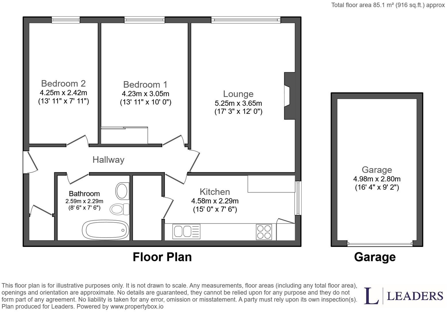 Rails Lane, Hayling Island, PO11 floorplan