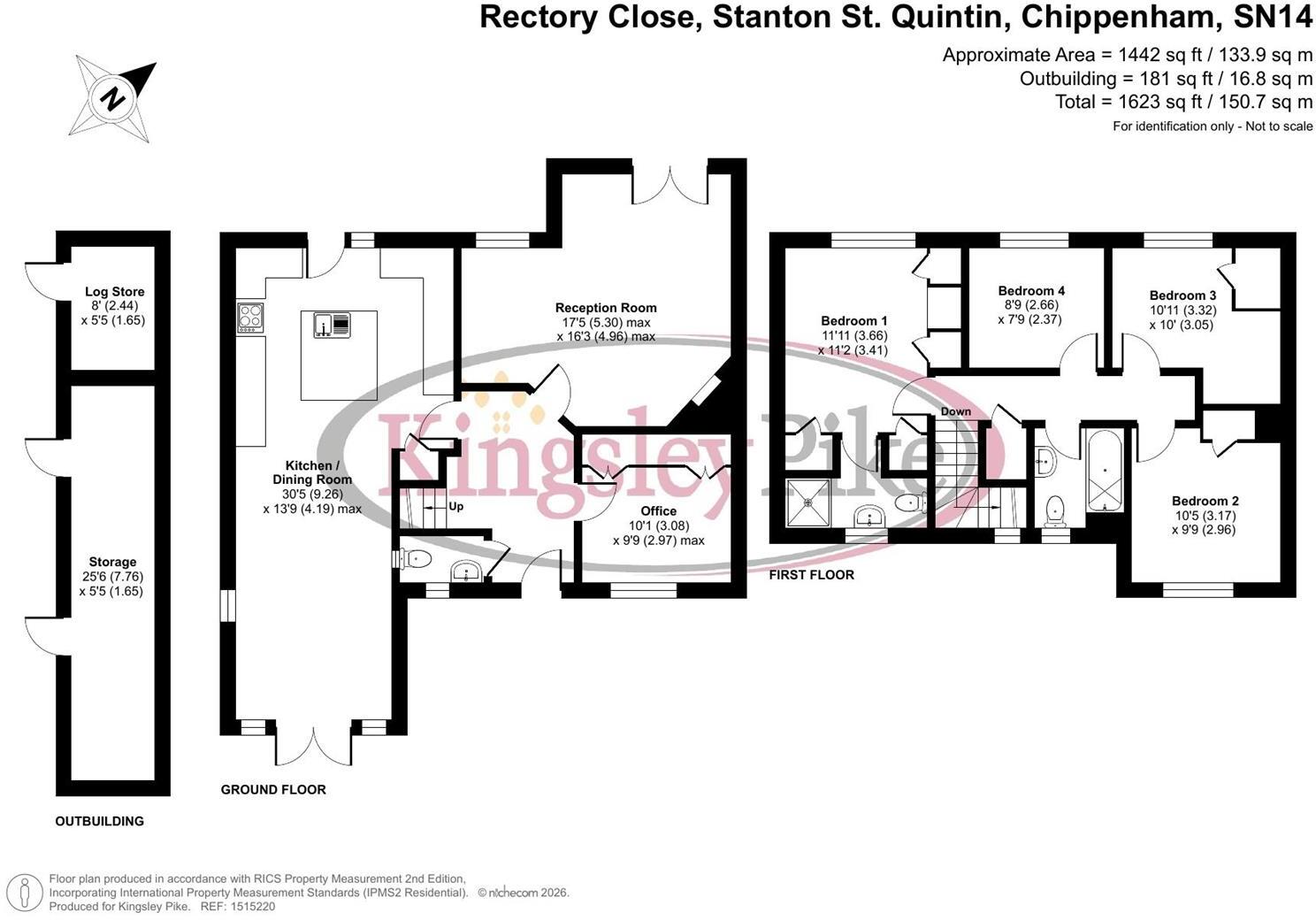 4, Rectory Close, Stanton St. Quintin, Chippenham floorplan