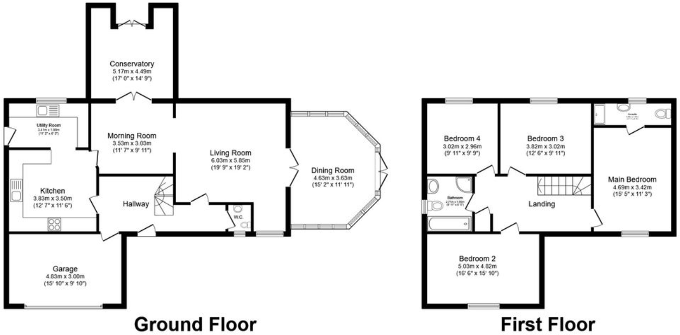 Park Close,Lea,Gainsborough,DN21 5JE floorplan