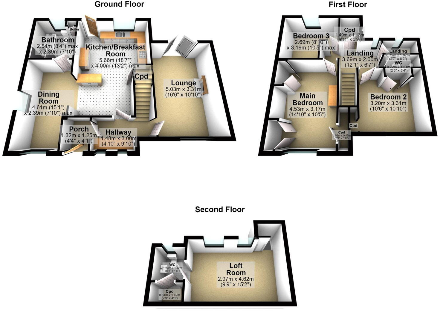 4 Lower Fold Avenue, Royton OL2 6NW floorplan