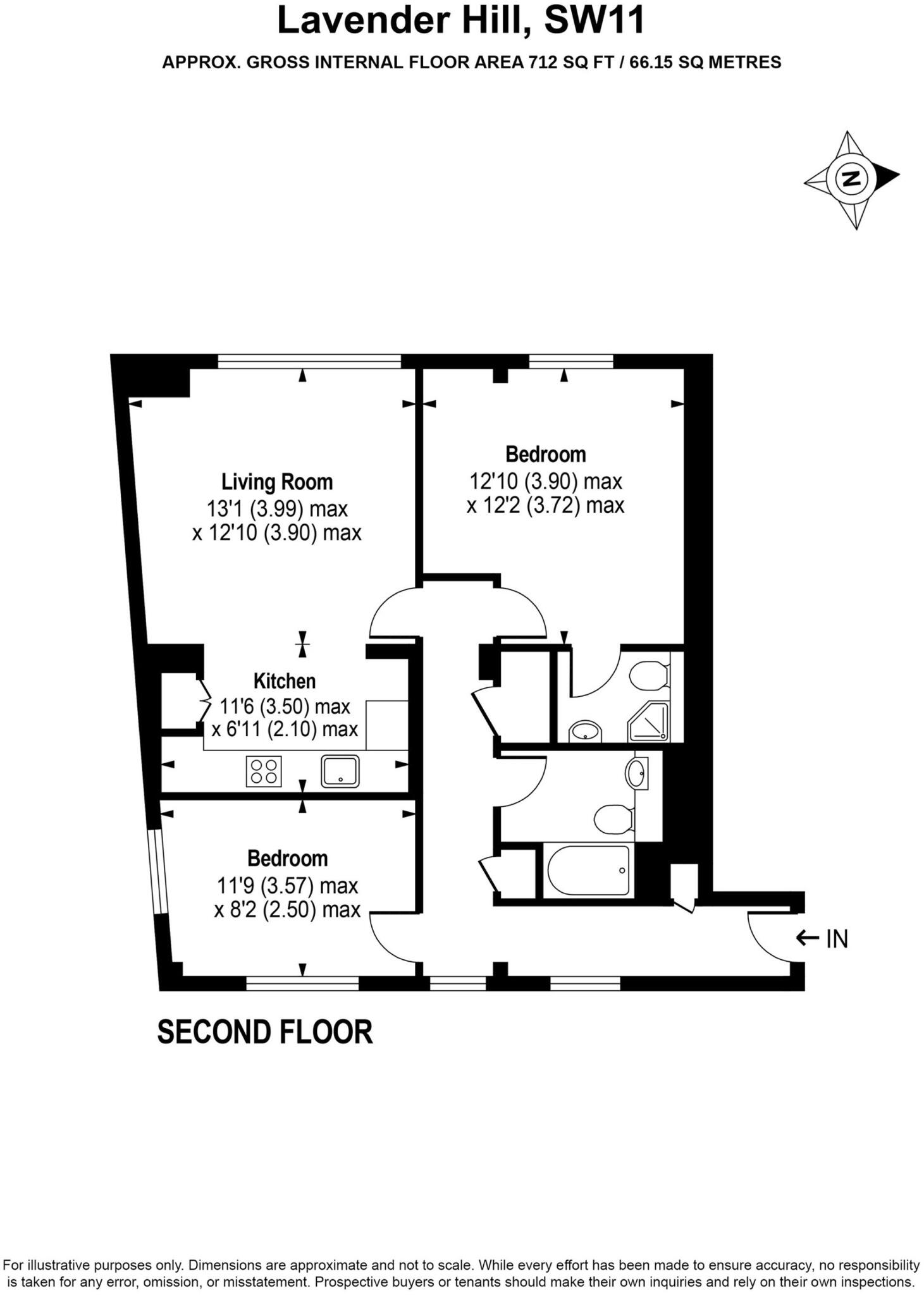 Lavender Hill, London, SW11 floorplan