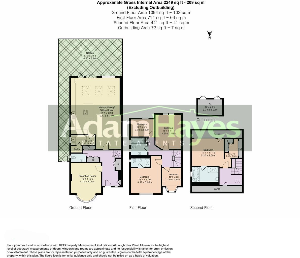 Park Crescent, Finchley, N3 floorplan