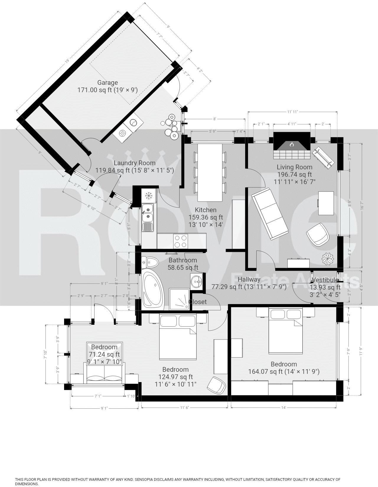 No. 5, Hodgson Place, Poulton-le-Fylde, Lancs FY6 8BH floorplan