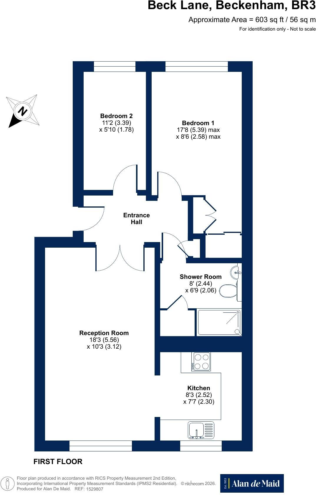Beck Lane, Beckenham floorplan