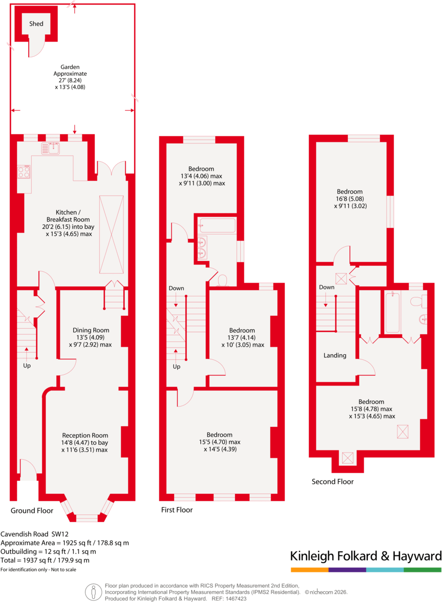 Cavendish Road, London, SW12 floorplan