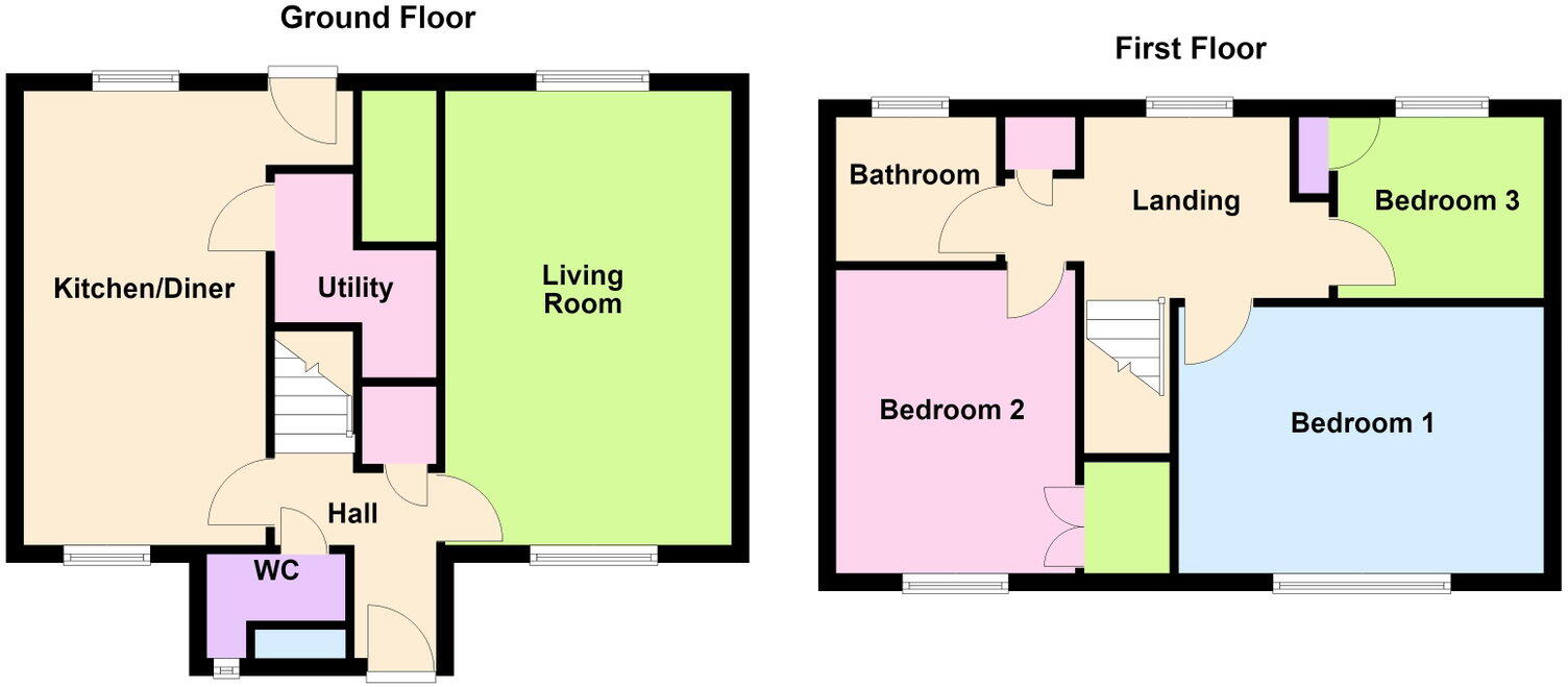 Lismore Walk, Corby, NN17 2PR floorplan
