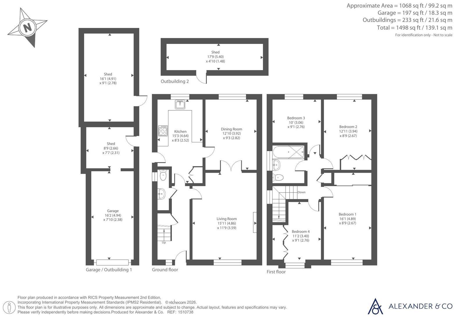 Cartwright Crescent, Brackley, Northamptonshire floorplan