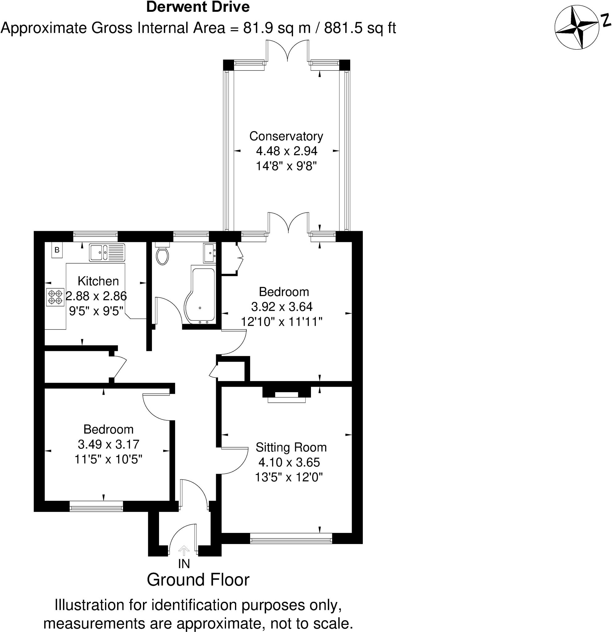 Derwent Drive, Burnham floorplan