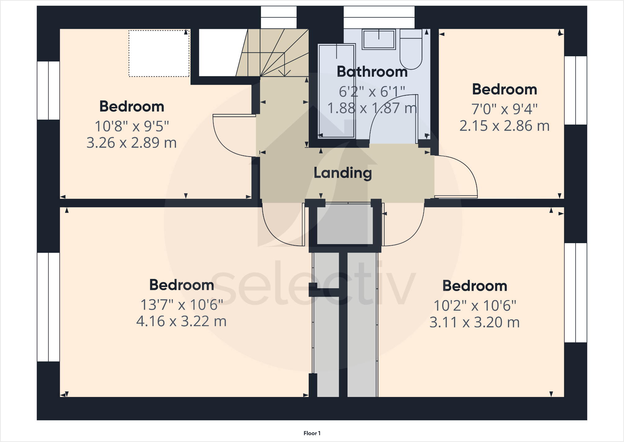 Trefoil Wood, Marton-in-Cleveland, Middlesbrough, North Yorkshire, TS7 floorplan