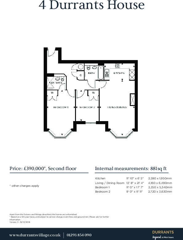 Durrants House, Durrants Village, Faygate, West Sussex RH12 floorplan