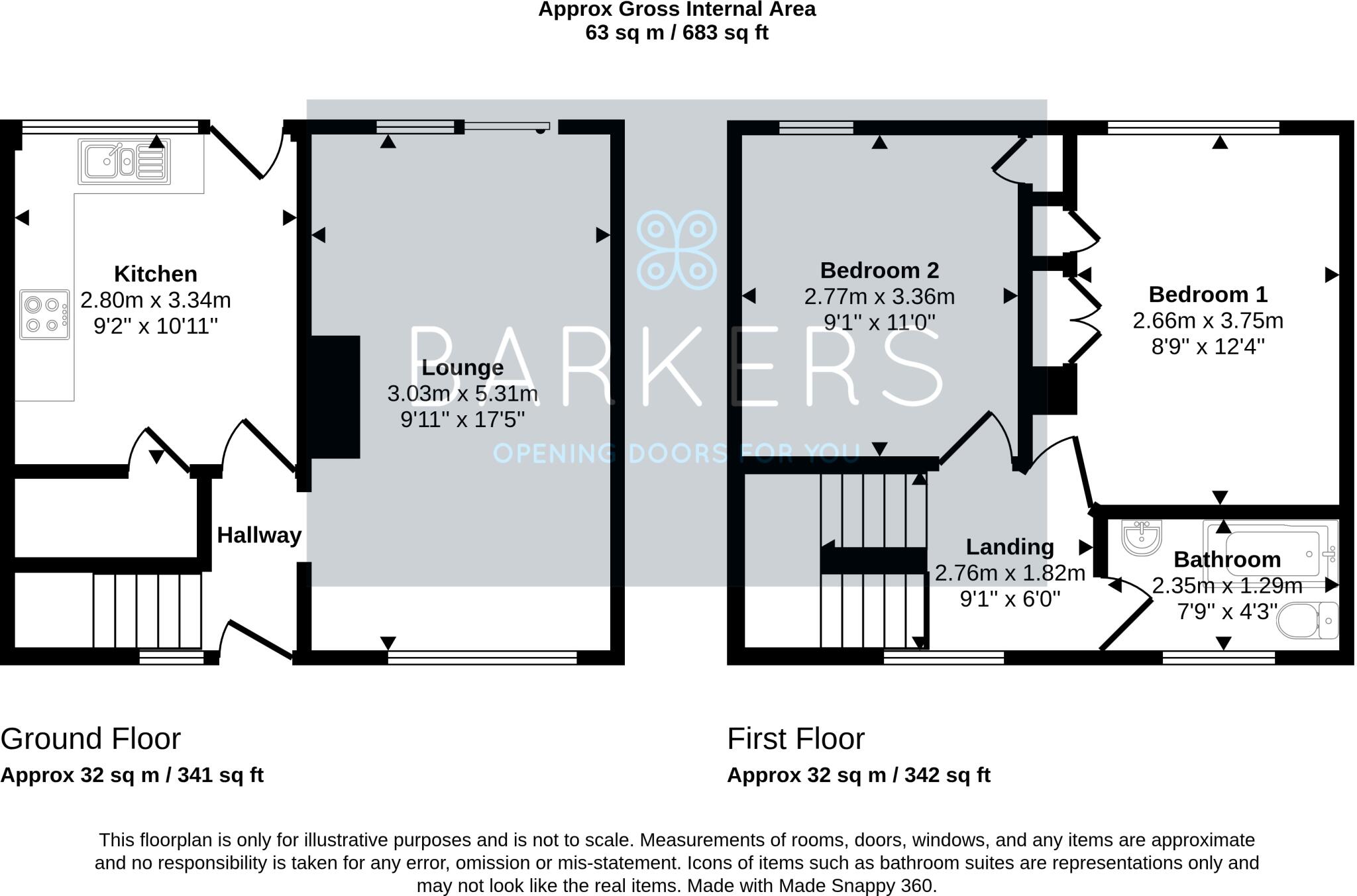 Nussey Avenue, Birstall floorplan