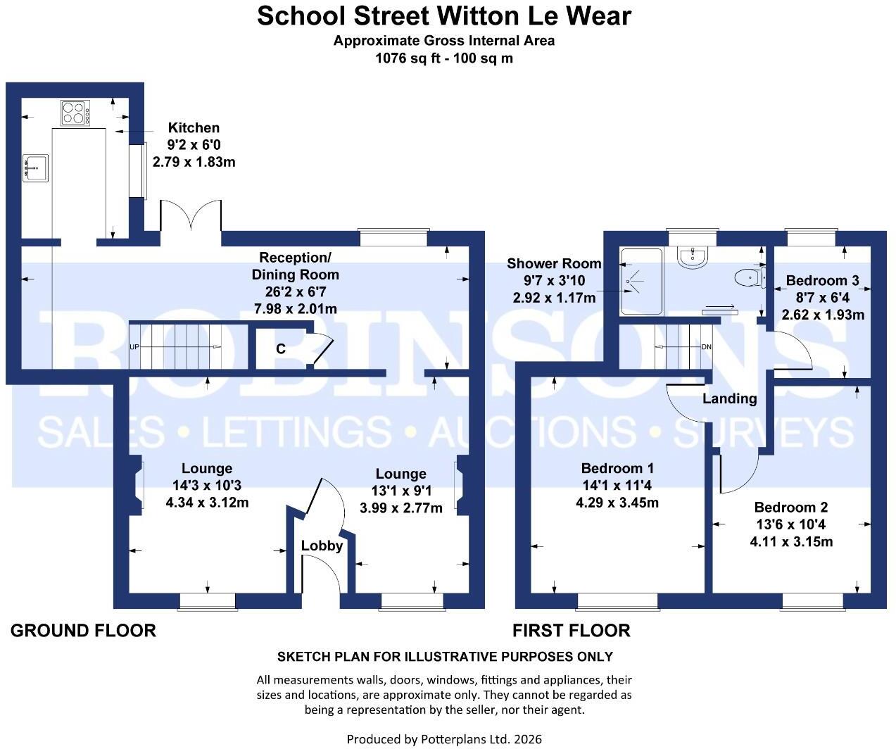School Street, Witton Le Wear, Bishop Auckland floorplan