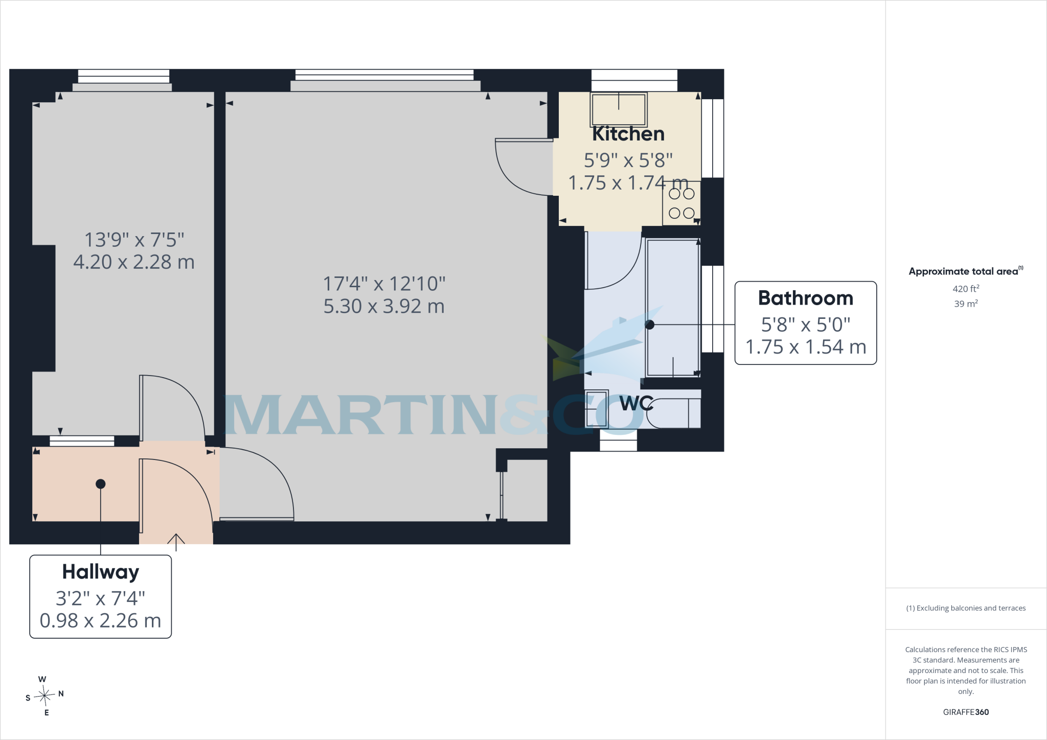 Alexandra Villas, Brighton floorplan