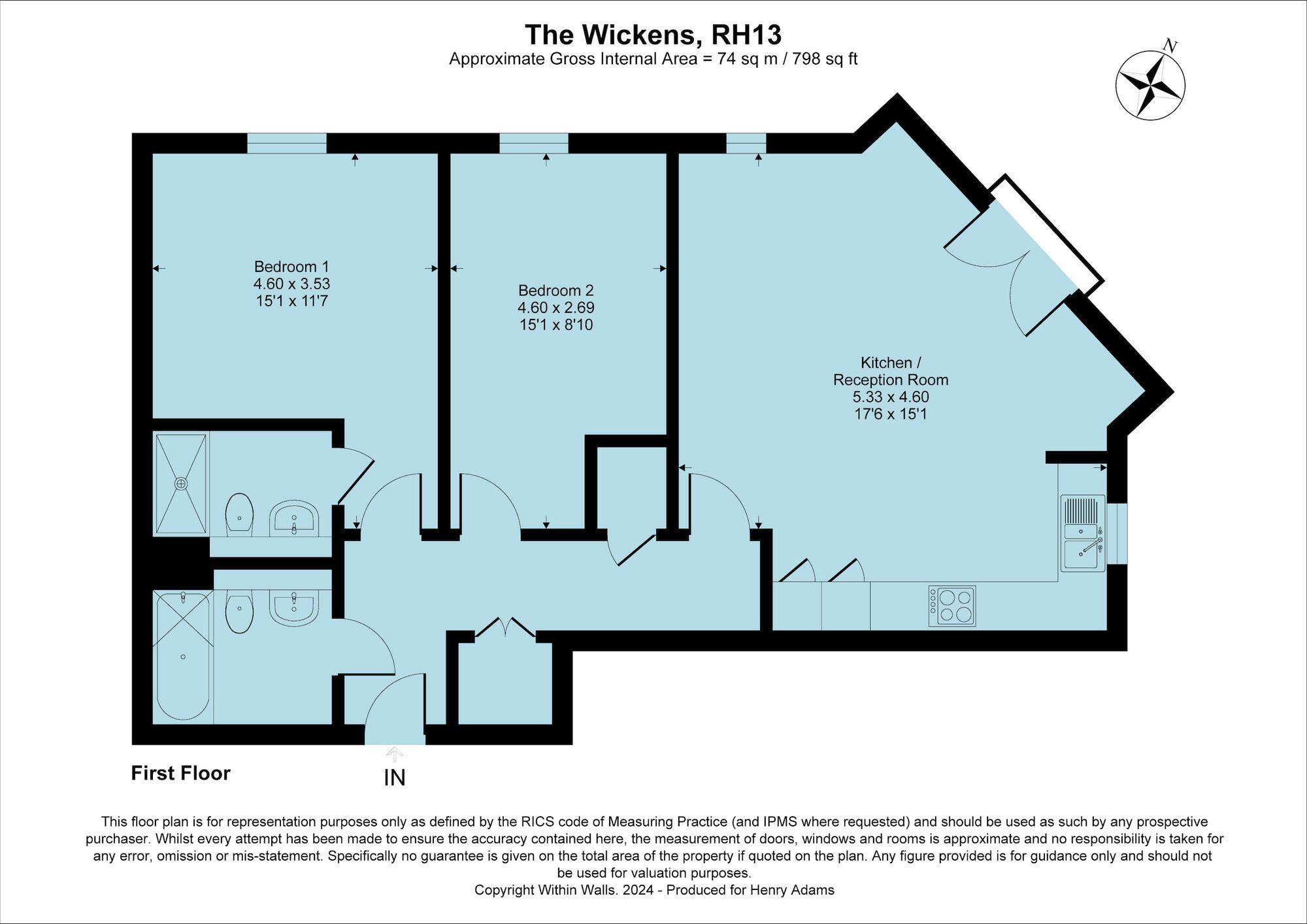 Fairbank Road, Southwater, RH13 floorplan